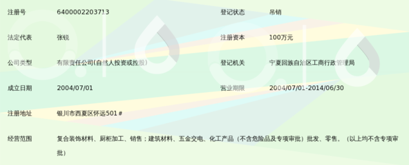 宁夏中森工贸